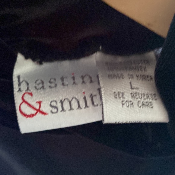 Hasting and Smith short sleeve velvet like turtleneck. - Picture 3 of 6